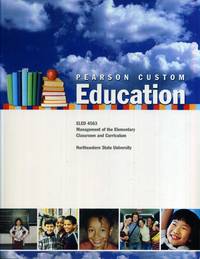 ELED 4563 Management of the Elementary Classroom and Curriculum Northeastern State University...