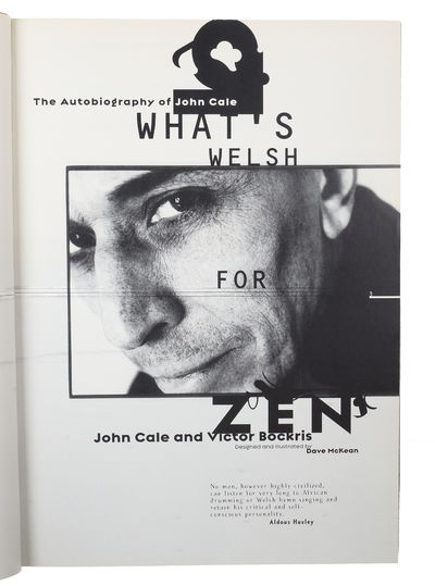 What's Welsh for Zen? The Autobiography of John Cale. - [THE SCARCE NUMBERED EDITION, SIGNED BY CALE] (photo 5)
