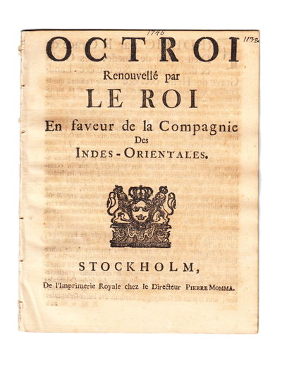 Octroi renouvellé par le Roi en faveur de la…