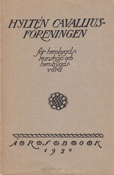 Hyltén-Cavalliusföreningen för hembygdskunskap…