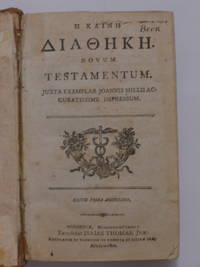 H KAINH DIAOHKH NOVUM TESTAMENTUM