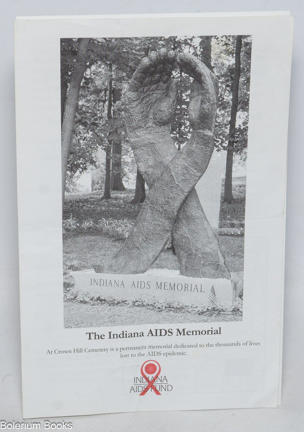 The Indiana AIDS Memorial at Crown Hill Cemetery [