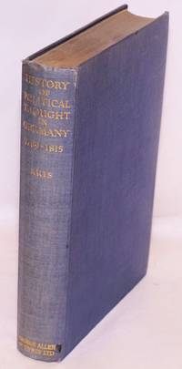 image of History of Political Thought in Germany from 1789 to 1815