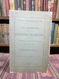 The University of North Carolina in the Civil War.  An Address Delivered at the Centennial Celebration of the Opening of the Institution, June 5th, 1895.  (INSCRIBED BY THE AUTHOR) by Weeks, Stepehn Beauregard - 1896