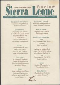 The Sierra Leone Review: a Journal of Policy Studies & Culture (Vol. III, No. 1, 1994)