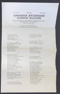 cover of Edmondson Jew-exposure patriotic bulletins