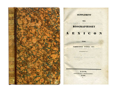 Supplement till biographiskt lexicon öfver…