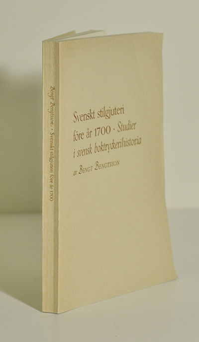 Svenskt stilgjuteri före år 1700. Studier i…