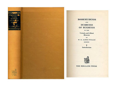 Bookbindings and rubbings of bindings in the…