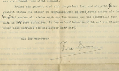 Thomas Mann, In Exile from Nazi Germany, On His Decision Not to Endorse the Communist Declaration of the First American Writers Congress: ""It is an act of good conscience, of what is my duty and what is not""