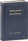 Oriental Wisdom; Its Principles and Practice
