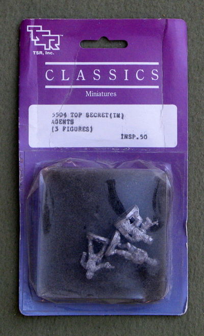 TSR Classics Miniatures 1983 Top Secret Agents 5504 New Ships FREE!
