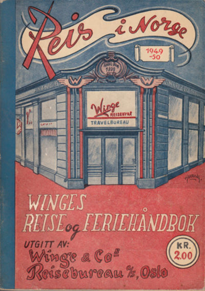 WINGES FERIE- OG REISEHÅNDBOK 1949-1950.