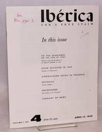 cover of Ibérica; for a free Spain, volume 7, no. 4, April 15, 1959