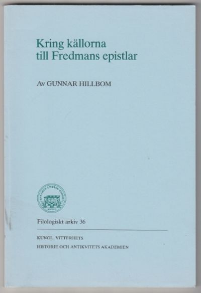 Kring källorna till Fredmans epistlar.