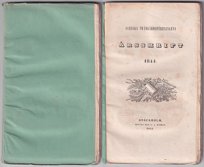 Svenska trädgårdsföreningens årsskrift 1844.
