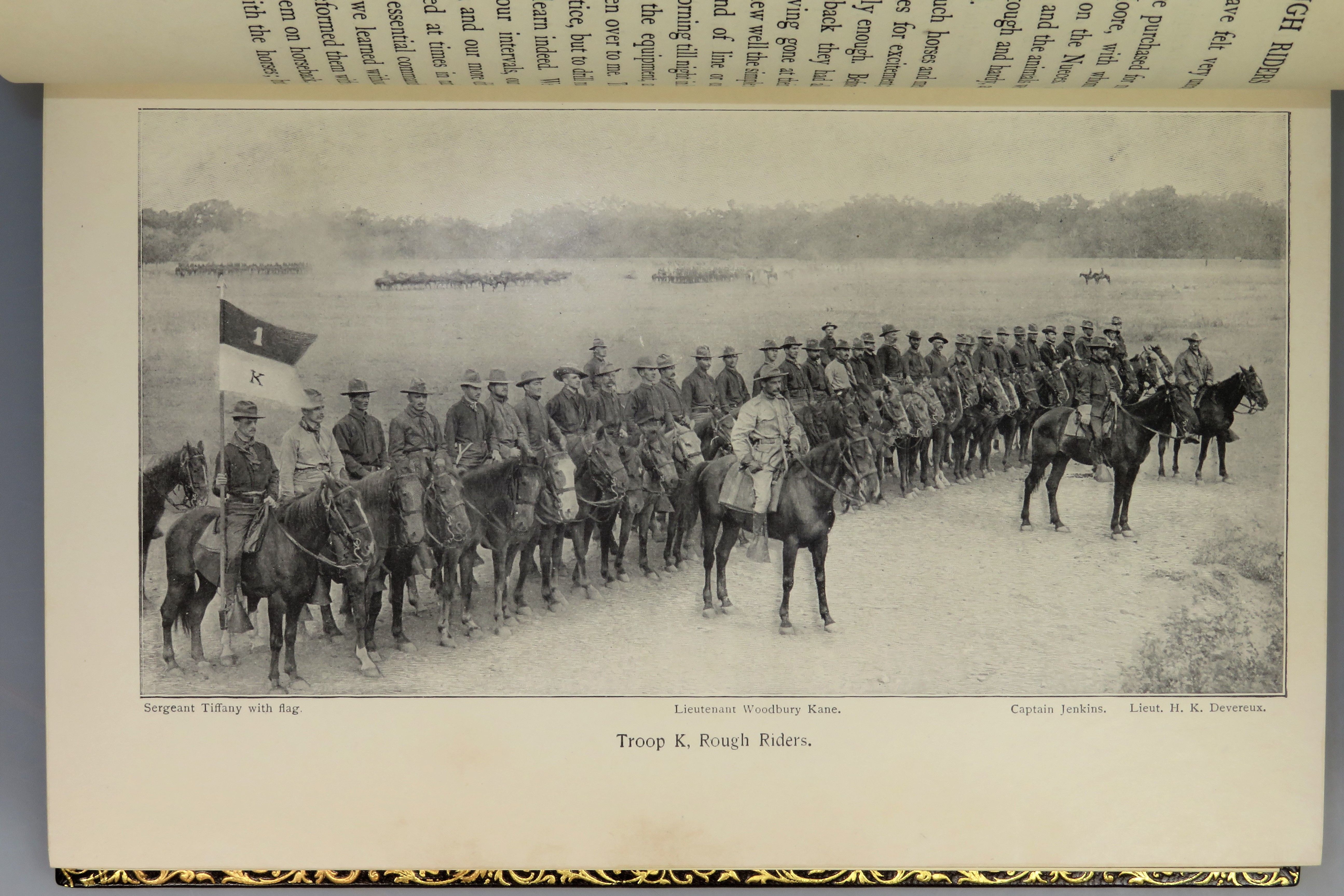 BIBLIO The Rough Riders, signed by Theodore Roosevelt, inscribed by