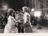 cover of Lady Oscar (Two original photographs, one on the set, from the 1979 film)