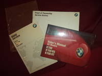 BMW Rider's Manual US. Models. K110, K100RS, K100RT. BMW Service (Directory), Proof of Ownership. Service History.