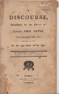 A Discourse occasioned by the Death of Captain Amos Hawes