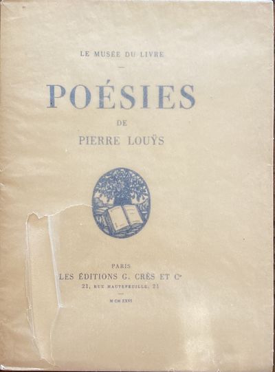 POESIES de Pierre Louys