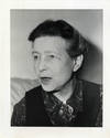 (Feminism) SIMONE DE BEAUVOIR [ca. 1960] Portrait