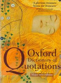 image of Oxford Dictionary of Quotations