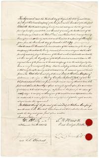 Collection of 12 legal documents pertaining to early Oil industry in Venango County, Pennsylvania