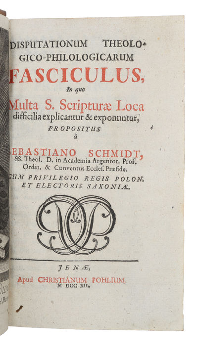 Disputationum theologico-philologicarum fasciculus. (photo 2)