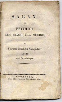 Sagan om Frithiof den fräcke eller modige; ur…