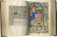 cover of Book of Hours (Use of Paris); in Latin and French, illuminated manuscript on parchment