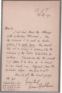 Signed Autograph Letter