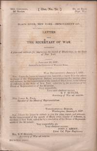 Black River, New York - Improvement of. Letter from the Secretary of War 24th Congress 2d Session. Ho. of Reps. Dept. War. [Doc. No. 74]