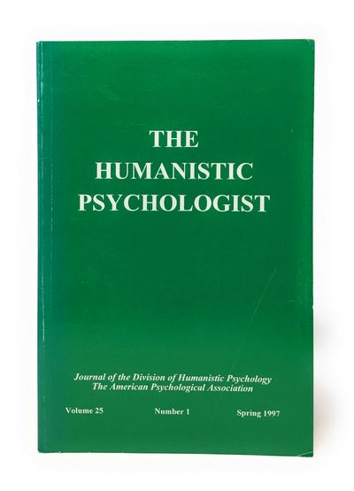 The Humanistic Psychologist Volume 25 Number 1 Spring 1997 [Transpersonal Psychology]