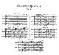 String Quartets, Volume II - Quartets Op.59 ##1/2/3, Op.74, and Op.95 [SET OF FOUR PARTS]