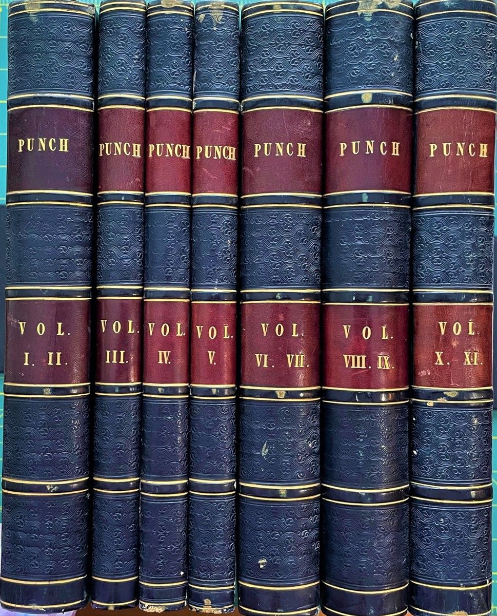 Punch Magazine Collection (Vols. I-XI, complete, in seven