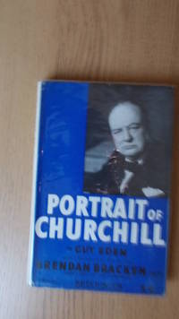 Portrait of Churchill.