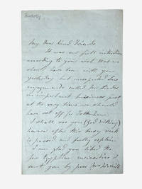 Autograph letter signed