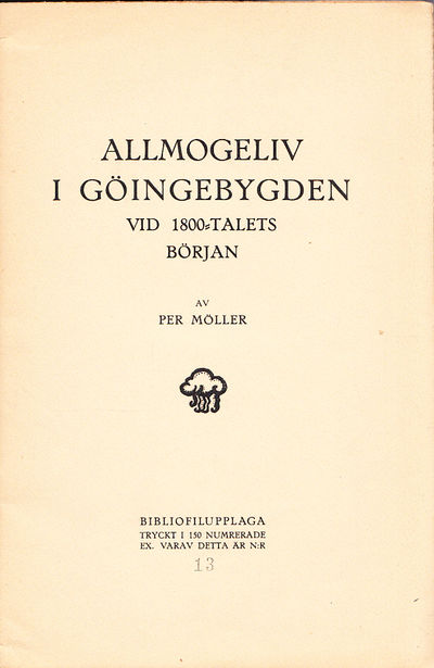 Allmogeliv i Göingebygden vid 1800-talets början.