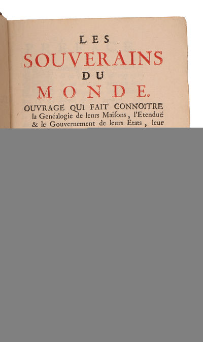 Les souverains du monde. Ouvrage qui fait connaitre la généalogie de leurs Maisons, 4 vols. (photo 2)