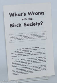 cover of What's Wrong with the Birch Society
