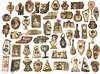 Cigarette Beauties: Set of Fifty Two (52) Novelty Die-cut Victorian Scraps Advertising Kinney Tobacco Company
