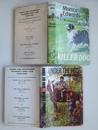 image of 2 non series Children's Book Club editions in dust wrappers: Killer dog and Under the rose