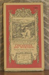 cover of ORDNANCE SURVEY CONTOURED ROAD MAP OF CHICHESTER AND WORTHING Popular edition Scale 1 inch to 1 mile- Sheet # 133