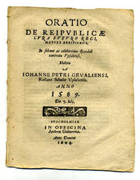 Oratio de reipublicæ cura futuro regi, mature…
