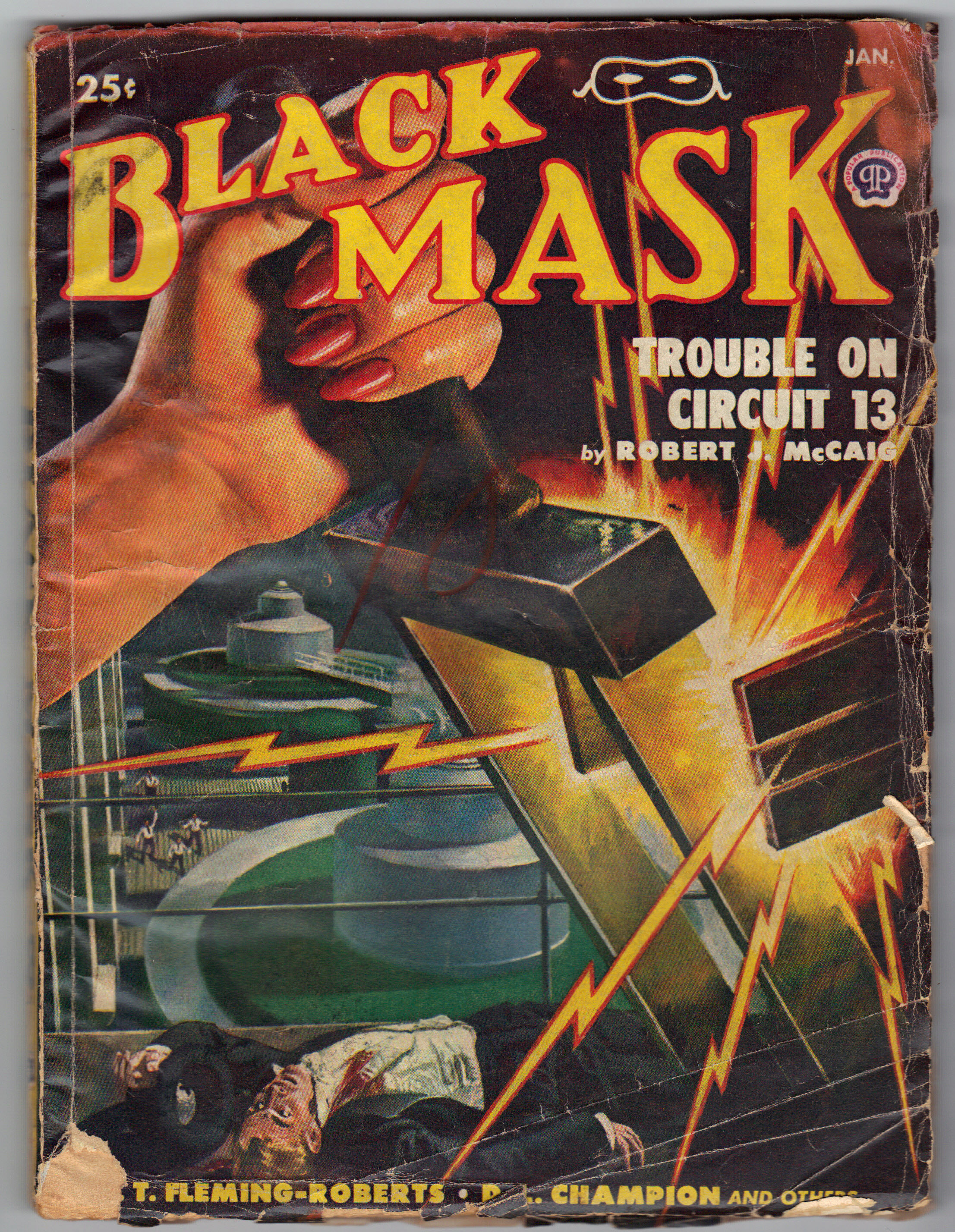 BLACK MASK by Various Paperback Magazine 1949 from SCENE OF THE