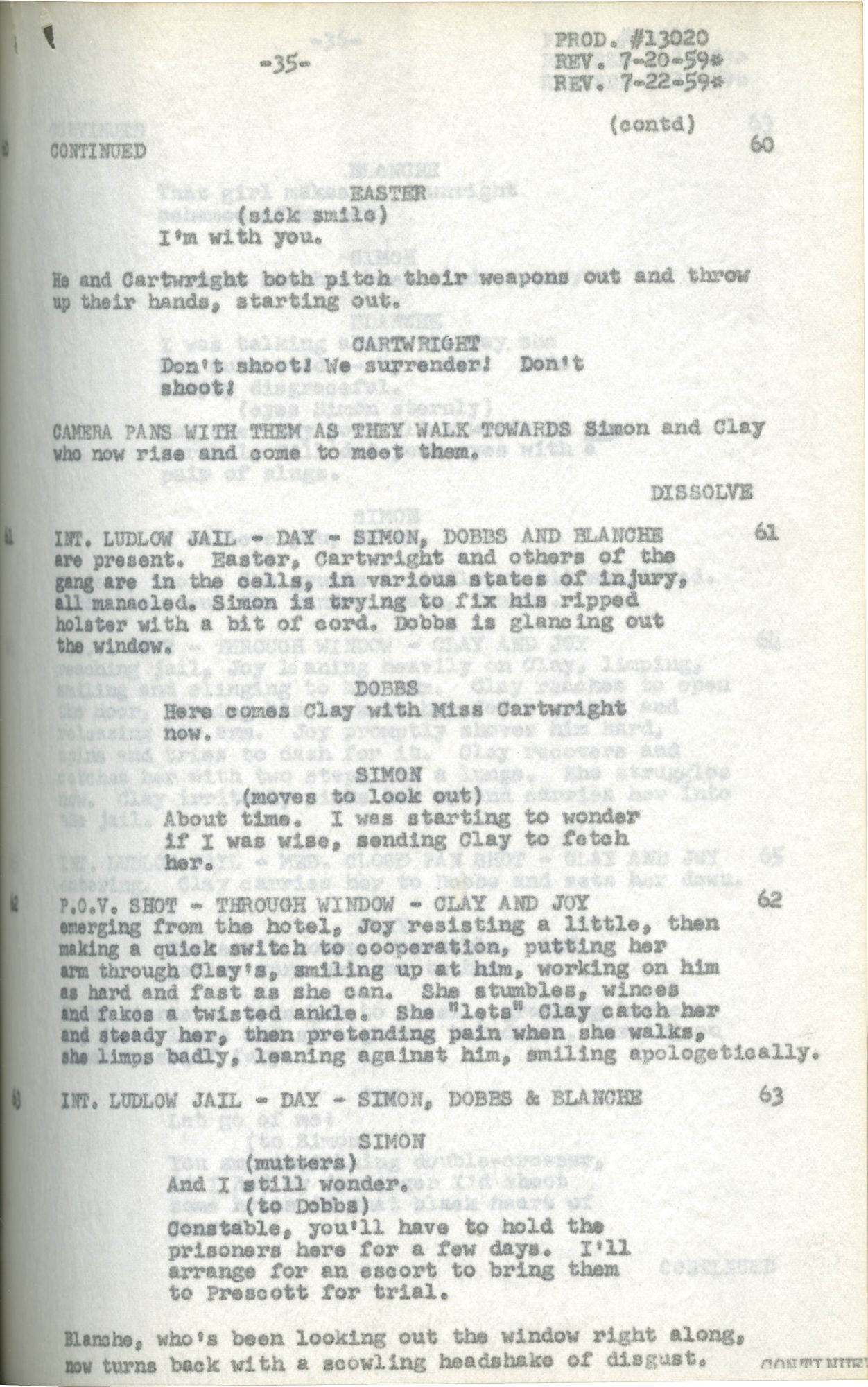 The Deputy (Archive of 26 scripts from the television Western series ...
