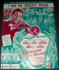 cover of Vintage Sheet Music "I Had the Craziest Dream "