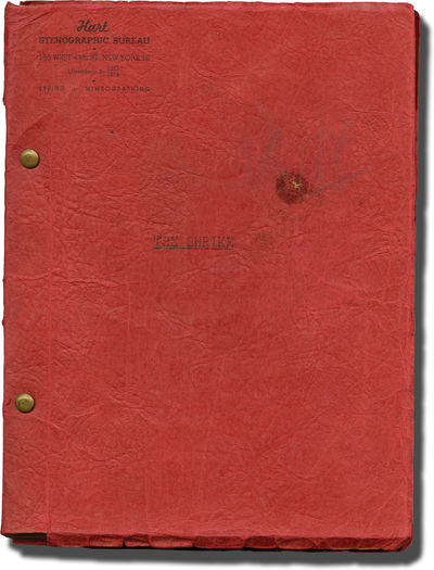 N.p.: N.p.. Draft script for an unproduced film. Former Korean War vet and baseball player and curre...