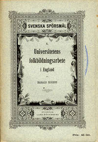 Universitetens folkbildningsarbete i England.